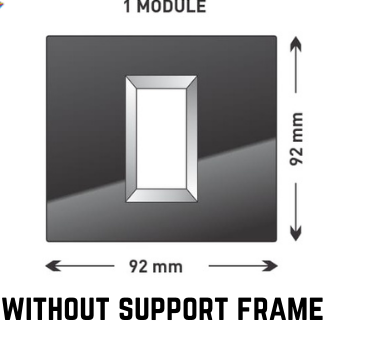 LISHA S7 1M TINT GLASS ICON PLATE (WITHOUT SUPPORT FRAMES)