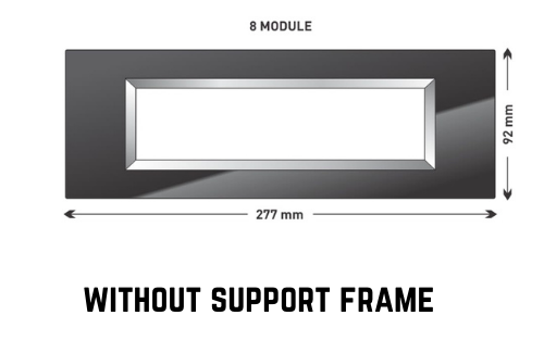 LISHA S7 8M HORIZONTAL TINT GLASS ICON PLATE (WITHOUT SUPPORT FRAMES)