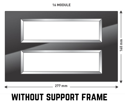 LISHA S7 16M TINT GLASS ICON PLATE (WITHOUT SUPPORT FRAMES)