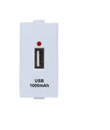 ROMA PLUS USB A CHARGER SINGLE PORT (1A, 2.1A & 18W "C"TYPE USB)