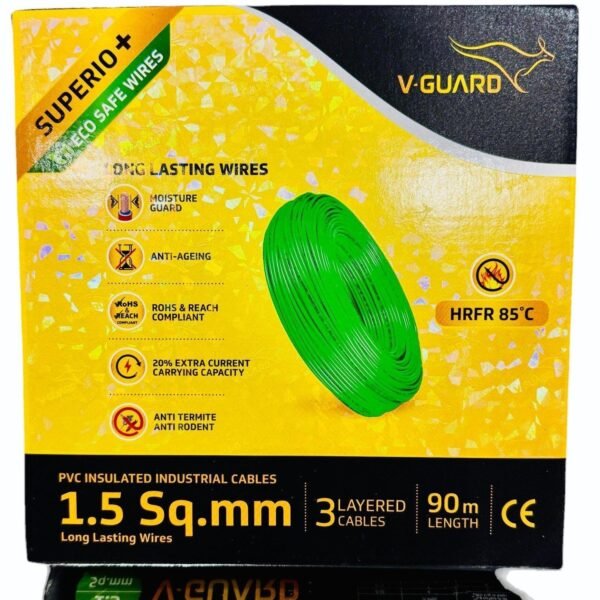 V GUARD SUPERIO+ HRFR WIRE 1.5SQMM (90MTR)